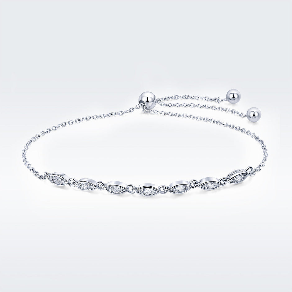 925 Sterling Silver Bracelet 22cm for Women