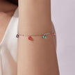 925 Sterling Silver White Gold Plated 16+5cm Pavé Setting CZ Bracelet