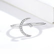 925 Sterling Silver Ring with Pavé Setting CZ