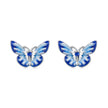 925 Sterling Silver Enamel Pavé Cz Earrings for Women