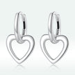 925 Sterling Silver Earrings for Women - Oxidized - 1.9x1.2cm