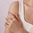 925 Sterling Silver Oxidized Silver Dog Ring for Women