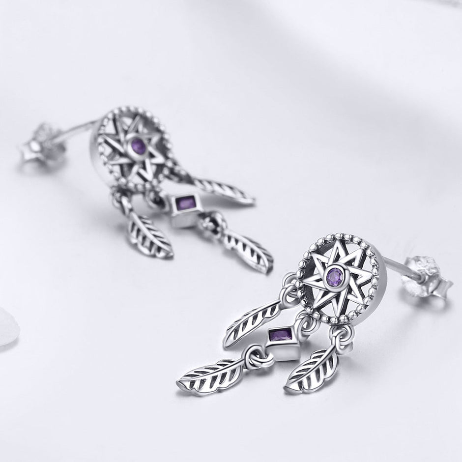 S925 Sterling Silver Pavé Setting CZ Earrings