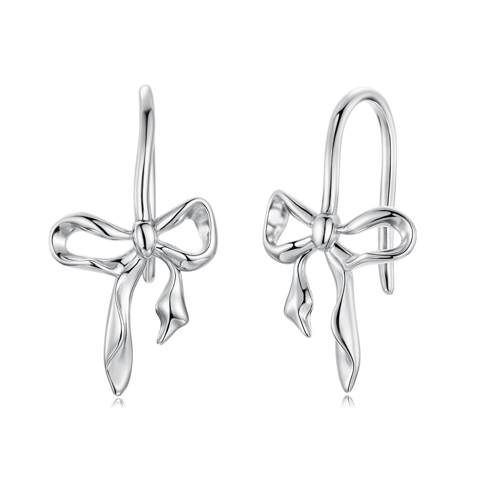 925 Sterling Silver Earrings 1.8cm x 1.0cm for Women
