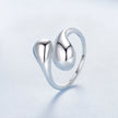 925 Sterling Silver Plated Gold Ring for Women