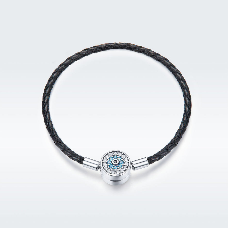925 Sterling Silver Nan Style Bracelet Size 17.0