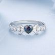 925 Sterling Silver Ring with Pavé Setting CZ, Size 7.0, Women’s Jewelry