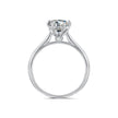 925 Sterling Silver Moissanite 1 Carat Ring Size 6 for Women