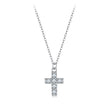 925 Sterling Silver Moissanite Pendant Necklace 40+5cm for Women