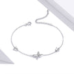 925 Sterling Silver Pavé Setting CZ Bracelet for Women
