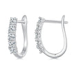 S925 Sterling Silver Moissanite Earrings 0.30 Carat for Women