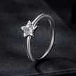 925 Sterling Silver 0.30 Carat Moissanite Ring Size 8