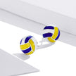 925 Sterling Silver Oxidized Enamel Earrings for Women