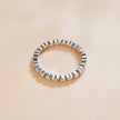 925 Sterling Silver Oxidized Ring Size 6.0 for Women