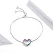 925 Sterling Silver Bracelet with Pavé Setting CZ
