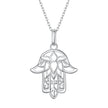 S925 Sterling Silver Plated Platinum Adjustable Necklace for Women