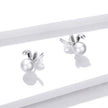925 Sterling Silver Earrings with Quality Shell Pearl