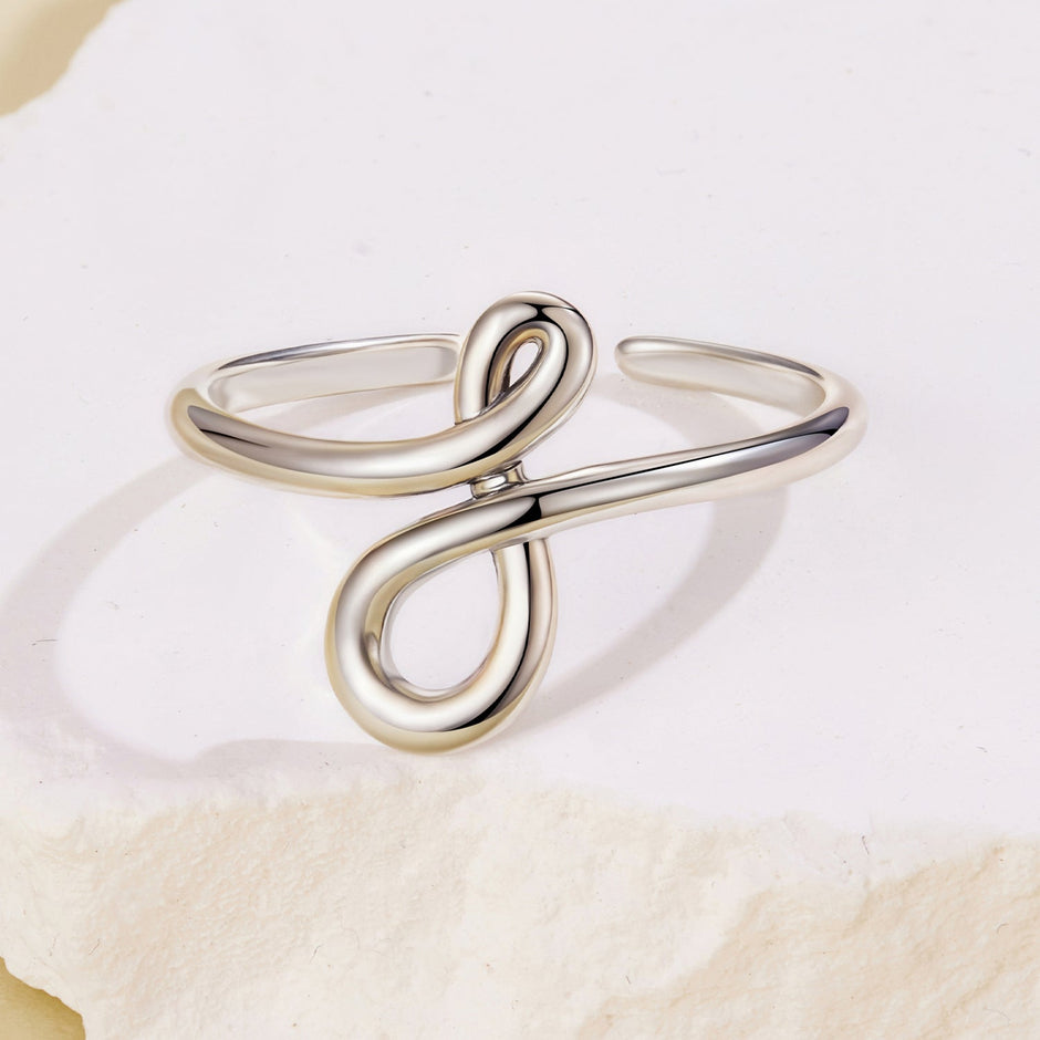 925 Sterling Silver Oxidized Silver 0.16 cm Ring