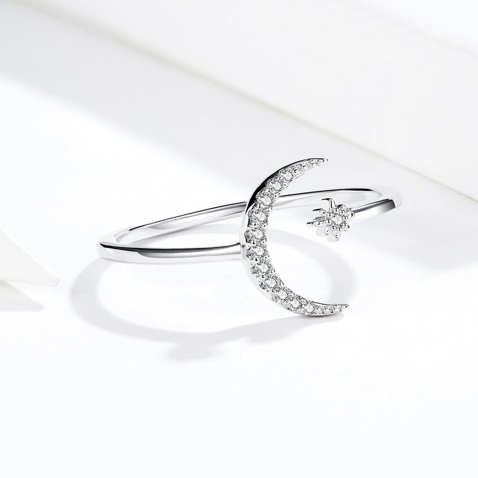 925 Sterling Silver Ring with Pavé Setting CZ