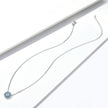 925 Sterling Silver Necklace 40+5cm Pendant 1.2*1.2cm for Women