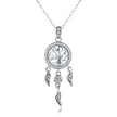 925 Sterling Silver Necklace 36-45cm with Pendant for Women