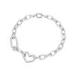 925 Sterling Silver Plated 190mm Bracelet for Women