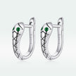 925 Sterling Silver Plated Platinum CZ Earrings for Women