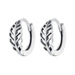 925 Sterling Silver Oxidized Earrings 12*5mm
