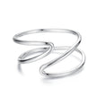 925 Sterling Silver Oxidized Silver 0.12-0.9cm Ring for Unisex