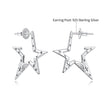 925 Sterling Silver White Gold Plated 2.3 cm Copper Earrings for Women