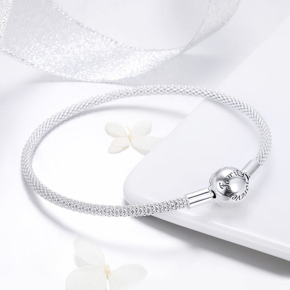925 Sterling Silver SCB Bracelet Size 17.0cm