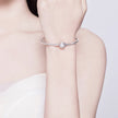 925 Sterling Silver Adjustable Bracelet Style Nan Size 17cm for Men