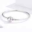 925 Sterling Silver Adjustable Bracelet Style Nan Size 17cm for Men