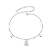 925 Sterling Silver Bracelet with Pavé Setting CZ, 150+60mm Length for Women