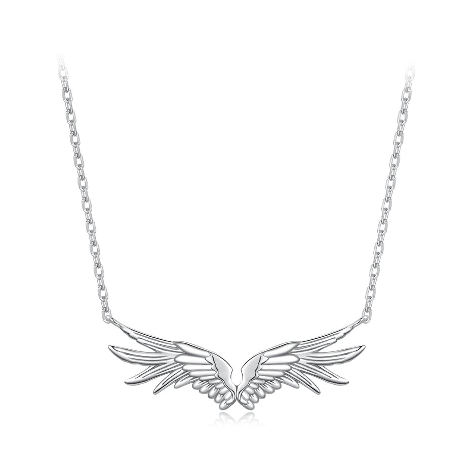 925 Sterling Silver Plated 40+5cm White Gold Necklace for Women