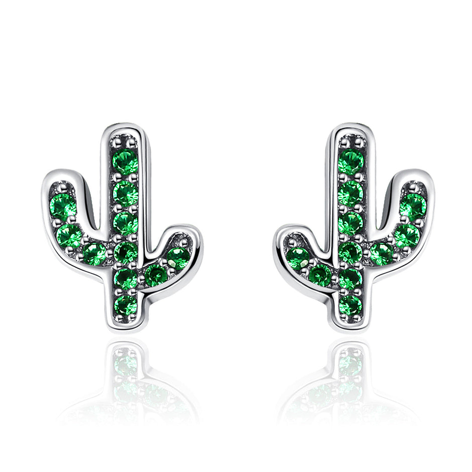 925 Sterling Silver 0.60 Carat Cubic Zirconia Earrings for Women