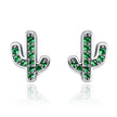 925 Sterling Silver 0.60 Carat Cubic Zirconia Earrings for Women