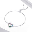 925 Sterling Silver Bracelet with Pavé Setting CZ