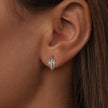 925 Sterling Silver Earrings with Oxidized Silver for Women