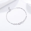 925 Sterling Silver Bracelet 22CM for Women