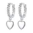 S925 Sterling Silver Earrings for Women with Platinum Plating