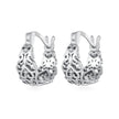 925 Sterling Silver Earrings with Pavé Setting CZ