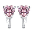 925 Sterling Silver CZ Earrings with Pavé Setting for Women