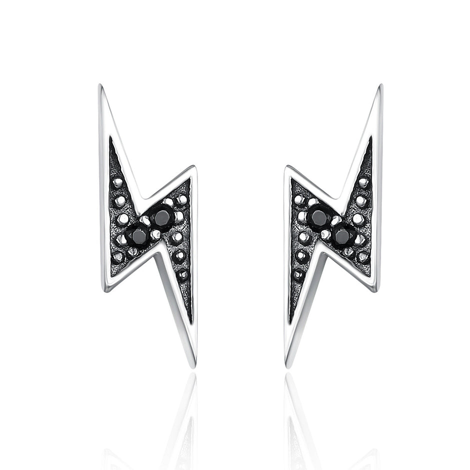 925 Sterling Silver Earrings with Pavé Setting CZ