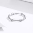 925 Sterling Silver Ring with Pavé Setting CZ - Size 6.0