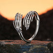 925 Sterling Silver Oxidized 0.2cm Ring