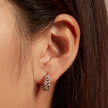 925 Sterling Silver Earrings with Platinum Plating for Women