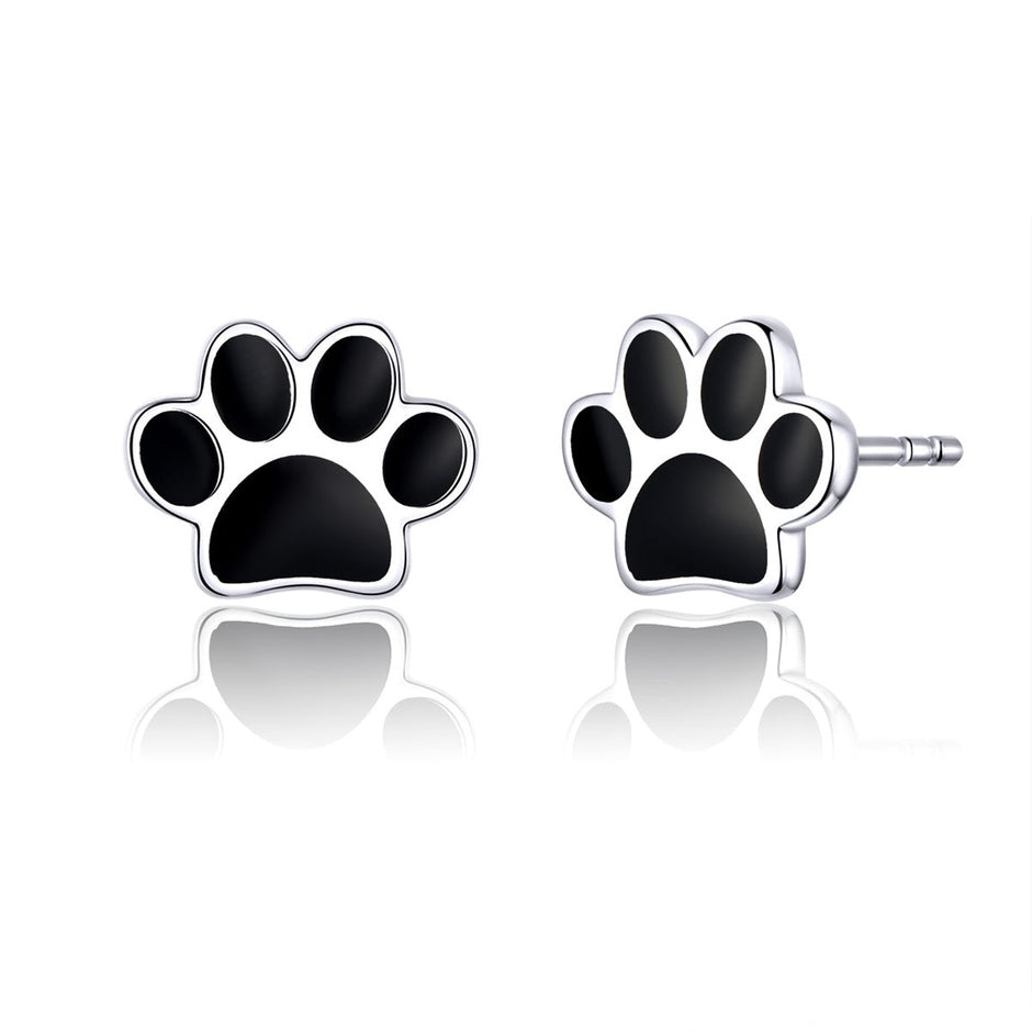 925 Sterling Silver Earrings with Enamel Finish