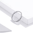 925 Sterling Silver Oxidized 0.20cm Ring Size 9 for Women