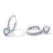 S925 Sterling Silver Translucent Opal Earrings